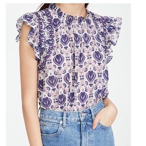 Sea New York Brigitte Border Tank - Violet Small